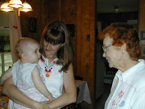 Bailey with<br>Mom & Great Grandmother